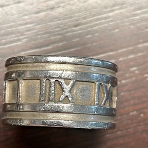 Tiffany & Co Atlas wide band .925 ring